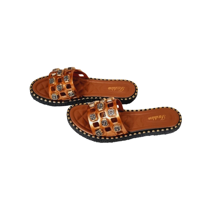 دمپایی زنانه پاپا مدل زمرد کد 0033