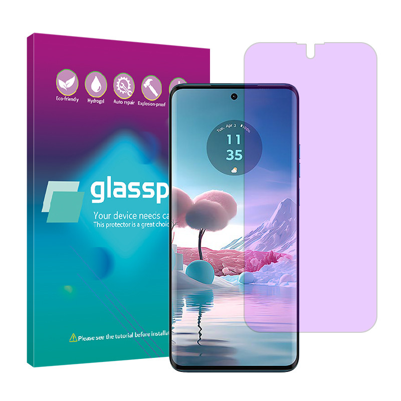 محافظ صفحه نمایش آنتی پرپل گلس پرو مدل Resistant مناسب برای گوشی موبایل موتورولا Edge 40 Neo