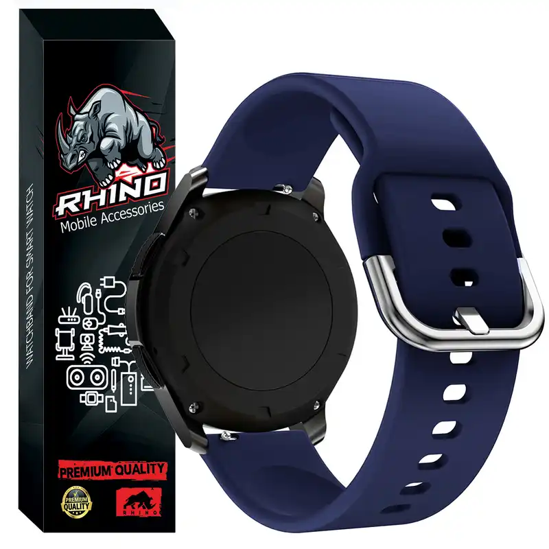 بند راینو مدل Silic-SQ مناسب برای ساعت هوشمند میبرو 20 میلی متری Lite / Color / C2 / Air