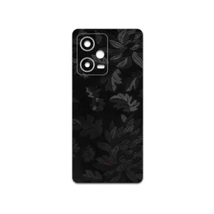MAHOOT Black-Wildflower Cover Sticker for Xiaomi Redmi Note 12 Pro