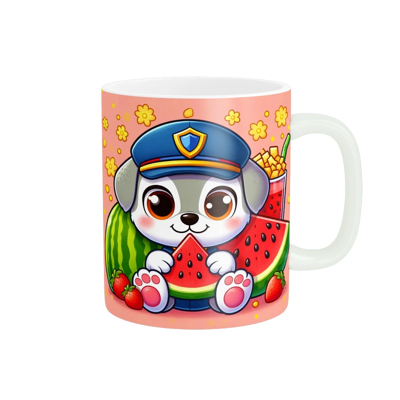 ماگ پاد آفرین طرح سگ نگهبان کد 250