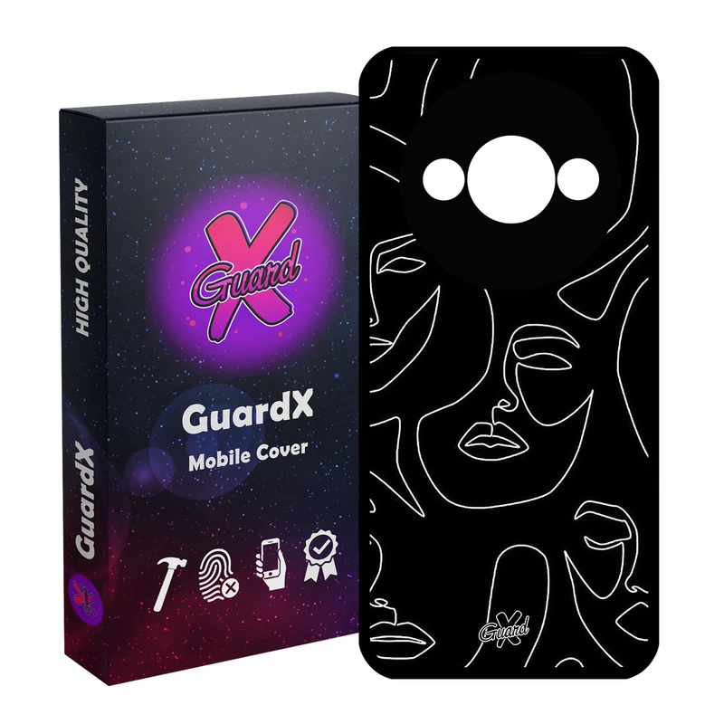 کاور گارد ایکس طرح Girl مدل Glass10392 مناسب برای گوشی موبایل شیائومی Redmi A3 4G/ A3X 4G/ Poco C61