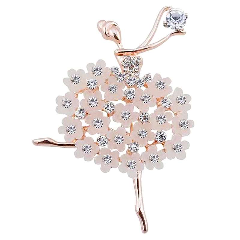 گل سینه زنانه مدل بالرین BL7 گل سینه زنانه مدل بالرین BL7