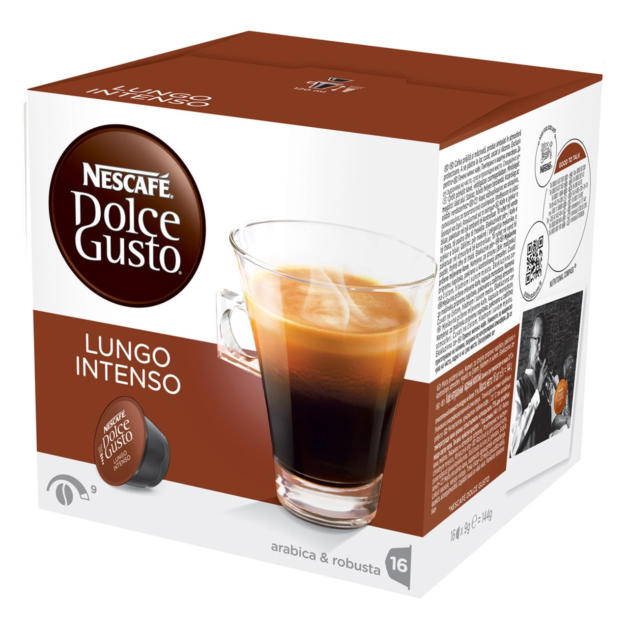 کپسول قهوه دولچه گوستو مدل Lungo Intenso
