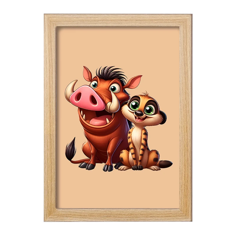 تابلو خندالو مدل شیر شاه کد F7679