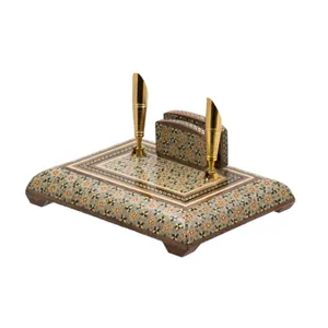 جا قلمی خاتم کاری رستا طرح 22-15-101