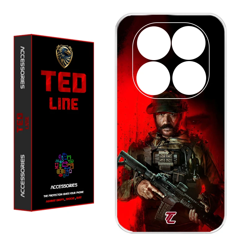 کاور تدلاین طرح کاپیتان پرایس کد 1200 مناسب برای گوشی موبایل شیائومی Poco X7 / Redmi Note 14 Pro 4G