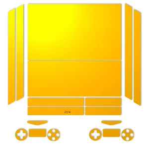 MAHOOT Yellow Color Special Sticker for PS4