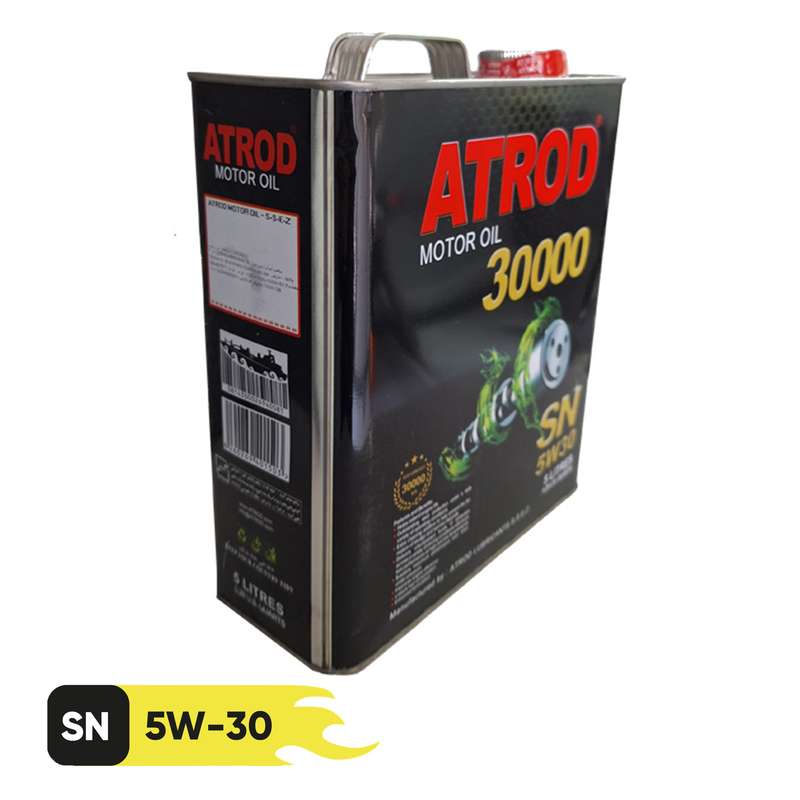 روغن موتور آترود مدل  5W30 SN مدل 30000  حجم 5 لیتر