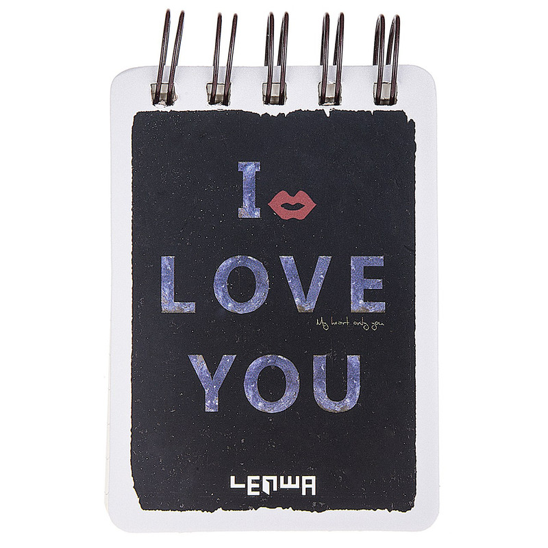 دفتر یادداشت ونوشه طرح I Love You