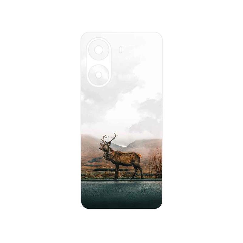 برچسب پوششی ماهوت مدل Horned_Deer مناسب برای گوشی موبایل شیائومی Poco X7 Pro