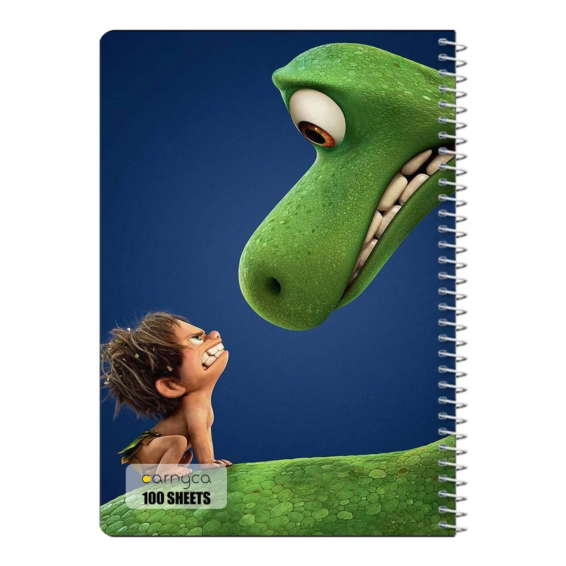 دفتر مشق 100 برگ سیمی کارنیکا طرح دایناسور خوب The Good Dinosaur کد 44366