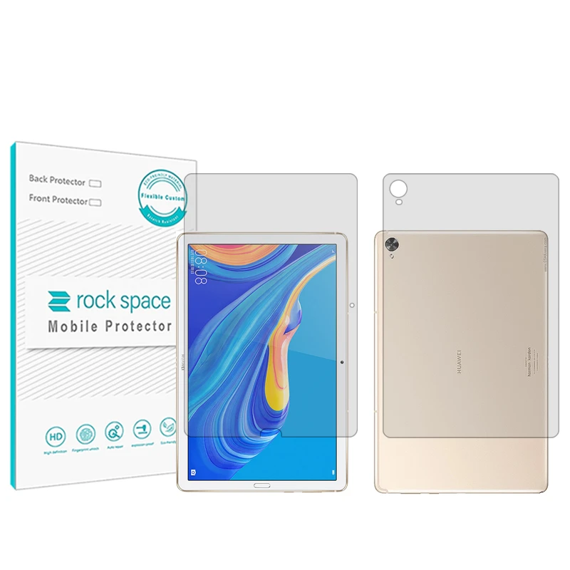 محافظ صفحه نمایش شفاف راک اسپیس مدل HyGEL مناسب برای تبلت هوآوی Mediapad M6 10.8 به همراه محافظ پشت گوشی