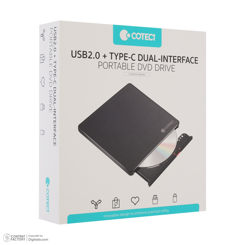 درایو DVD اکسترنال کوتسی مدل OF-006
