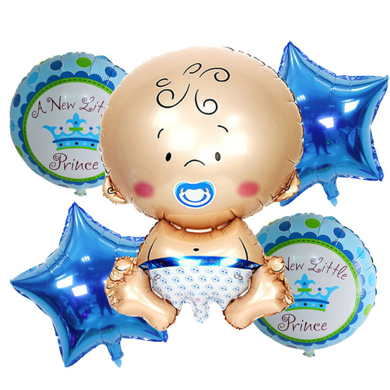 بادکنک فویلی مدل Little Princess پسرانه - 5 عددی بادکنک فویلی مدل Little Princess پسرانه - 5 عددی