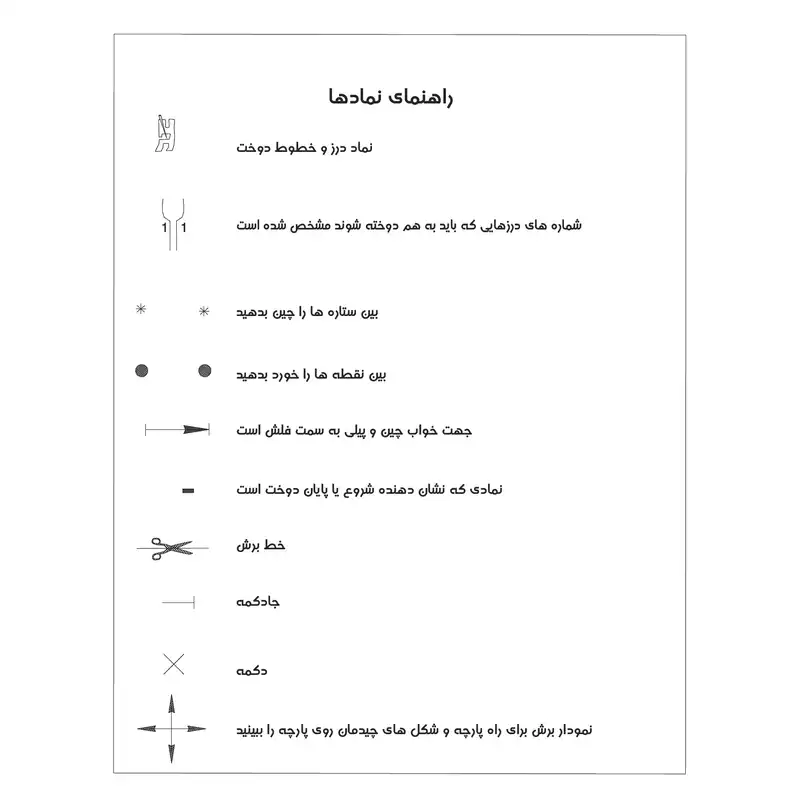 الگو خیاطی مانتو و ژاکت زنانه بوردا استایل کد 6667 سایز 34 تا 44 متد مولر