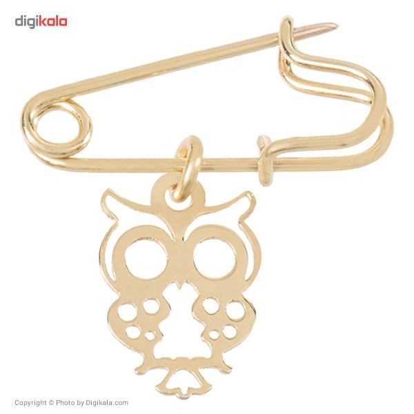 سنجاق سینه طلا 18 عیار رزا مدل PG08
