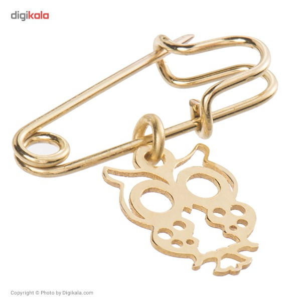 سنجاق سینه طلا 18 عیار رزا مدل PG08