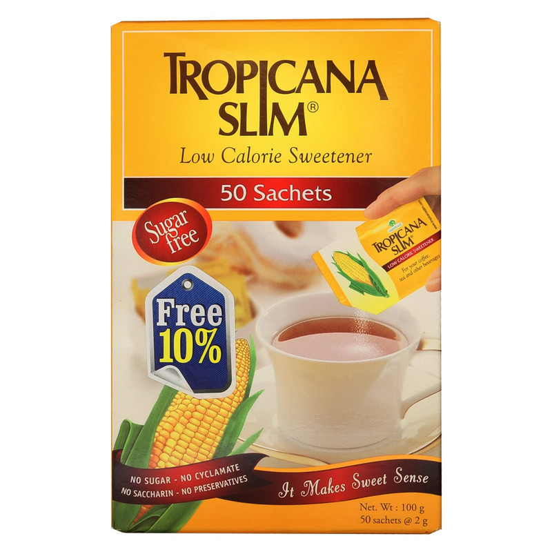 بسته 5+50 عددی شیرین کننده تروپیکانا اسلیم مدل Low Calorie