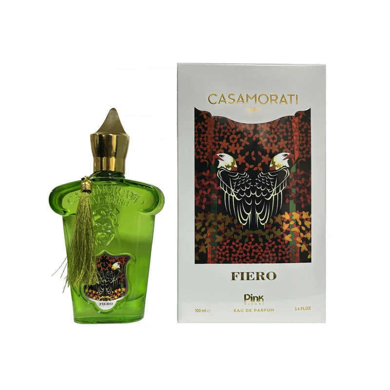 ادو پرفیوم مردانه پینک ویژوآل مدل FIERO رایحه خنک و ترش حجم 100 میلی لیتر