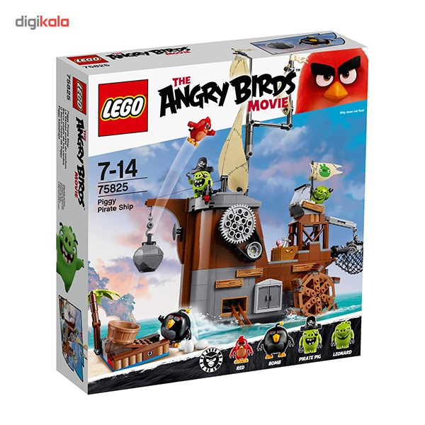 لگو سری Angry Birds مدل Piggy Pirate Ship 75825