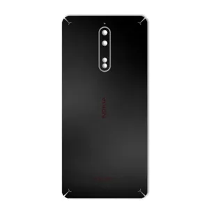 MAHOOT Black-color-shades Special Texture Cover Sticker for Nokia 8