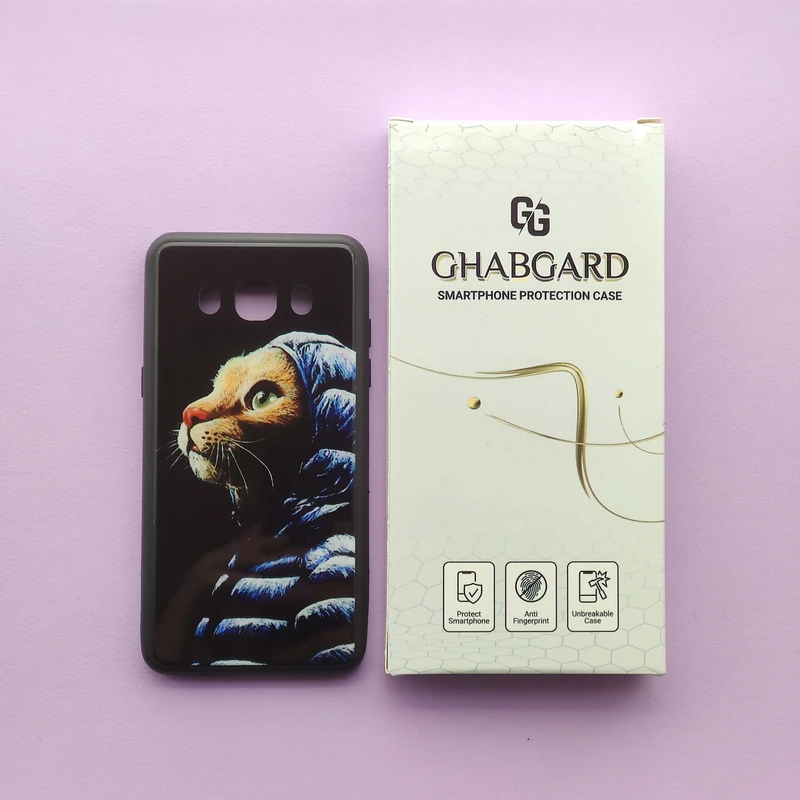 کاور گارد قاب مدل شیشه ای فانتزی مناسب برای گوشی موبایل سامسونگ Galaxy J5 2016 / J510