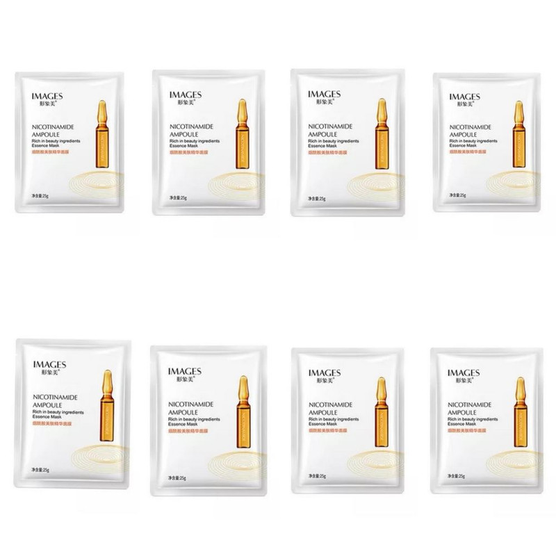 ماسک صورت ایمجز مدل Nicotinamide Ampoule وزن 25 گرم بسته 8 عددی