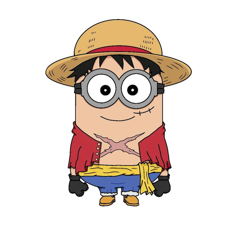 استیکر لپ تاپ و موبایل مدل انیمه طرح مانکی دی لوفی کد 170