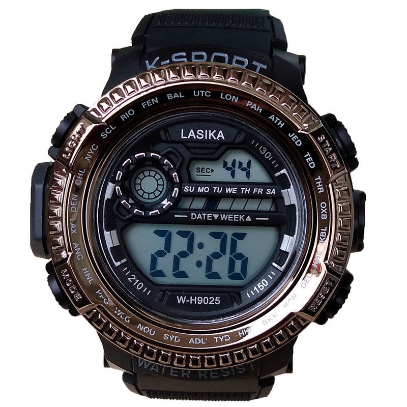 ساعت مچی دیجیتال پسرانه مدل اسپرت قاب استیل کد 125