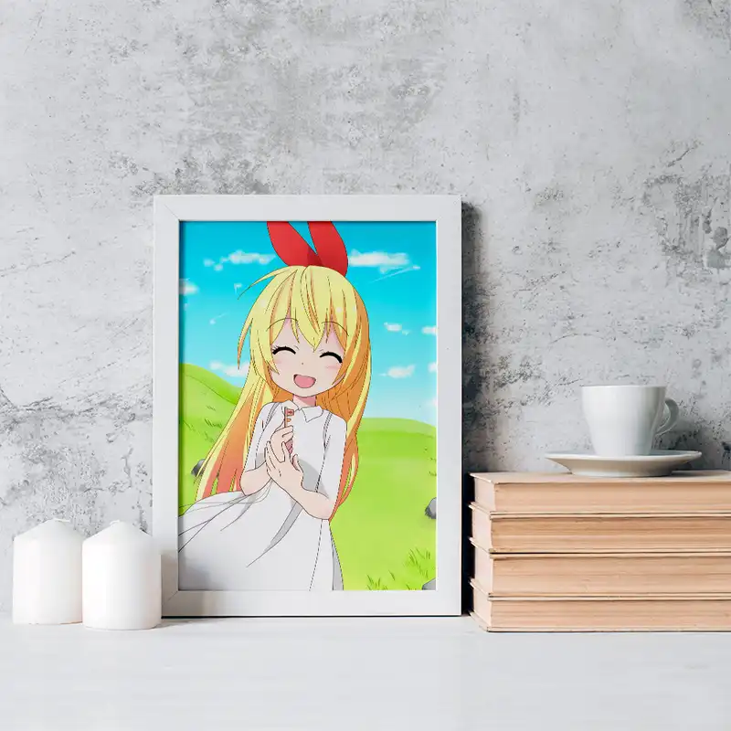 تابلو خندالو مدل انیمه عشق دروغین کد 17199