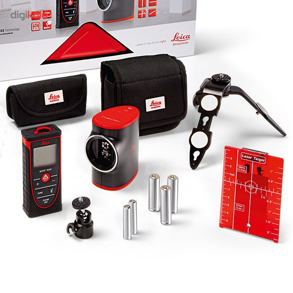 مجموعه تراز و متر لیزری لایکا مدل Lino L2-D210