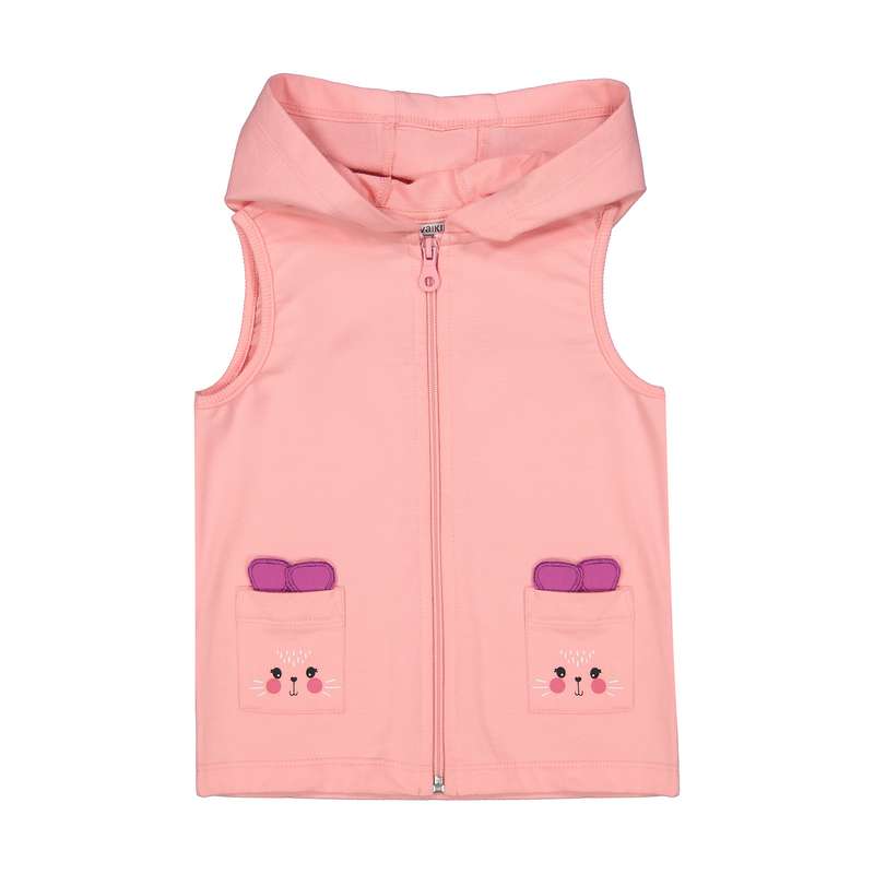 جلیقه نوزادی دخترانه ال سی وایکیکی مدل W111659Z4-FLB-PINK