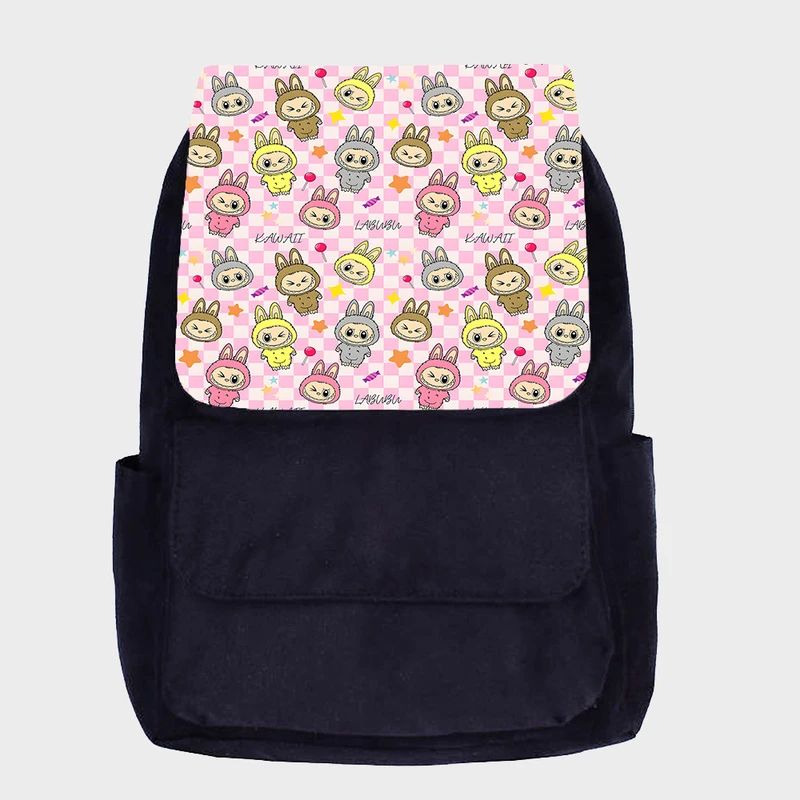 کوله پشتی مدرسه مدل عروسک لبوبو کد DKKP56