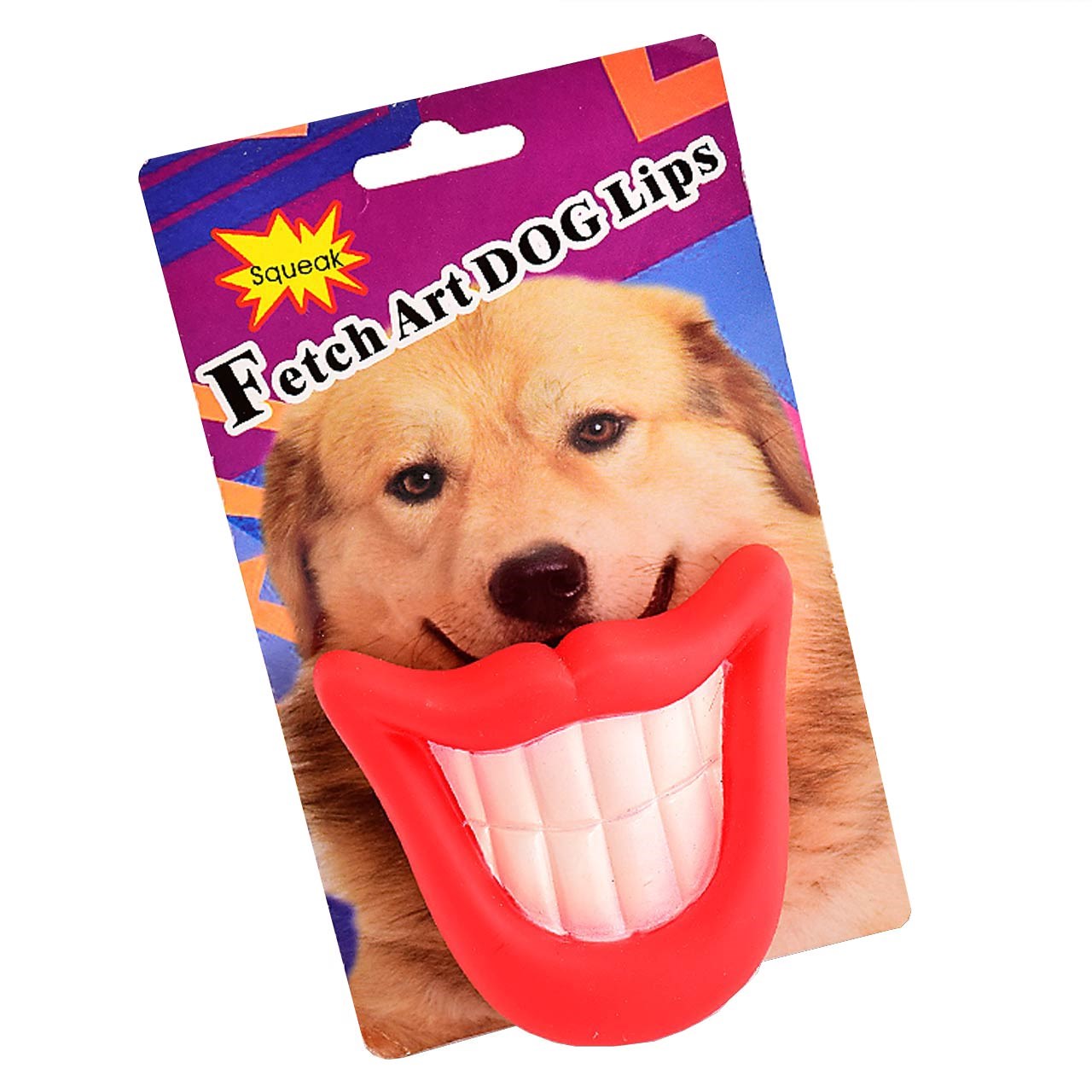 اسباب بازی سگ هوپت مدل Fetch Art Lips