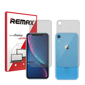 Remax HyMTT model matte screen protector suitable for the Apple iPhone XR mobile phone along with the back protector