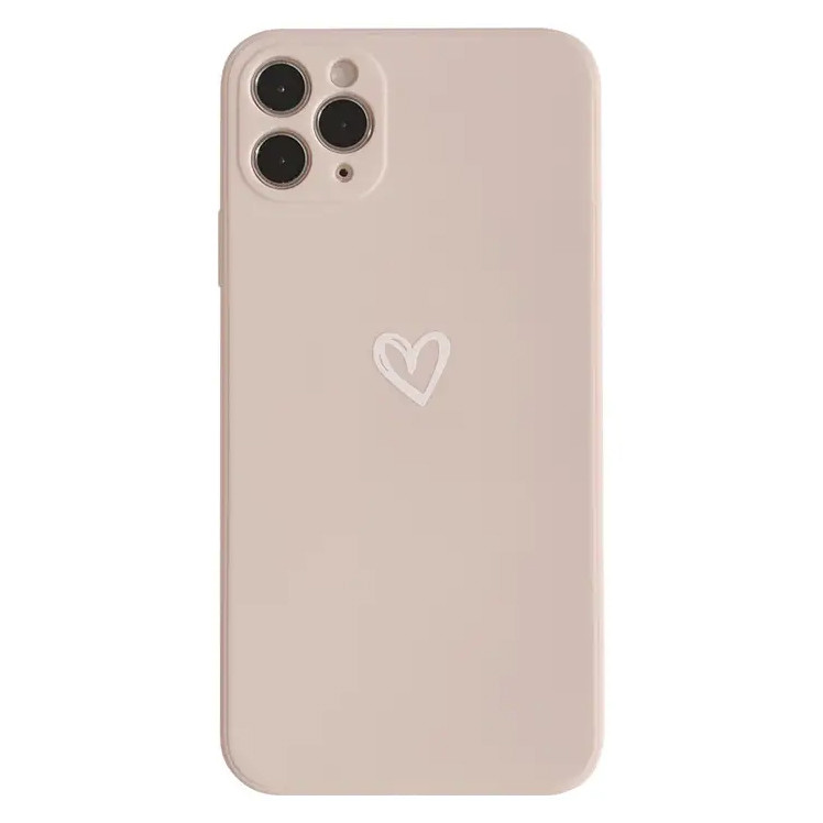 کاور مدل whty heart مناسب برای گوشی موبایل اپل Iphone 16 ProMax