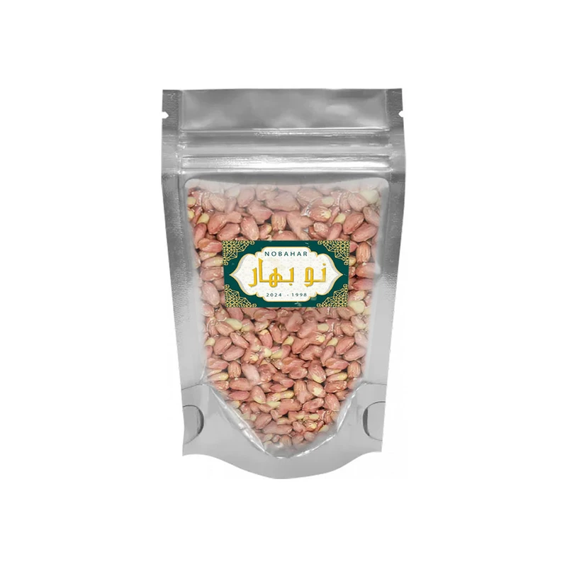 بادام زمینی آستانه خام نوبهار - 250 گرم
