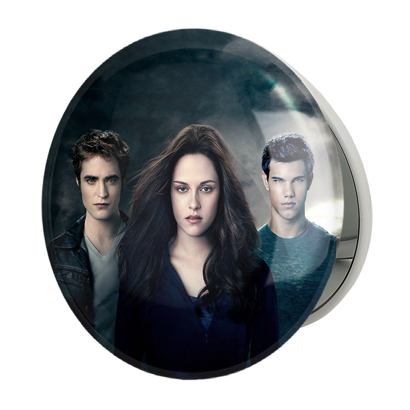 آینه جیبی خندالو طرح گرگ و میش Twilight مدل تاشو کد 10855