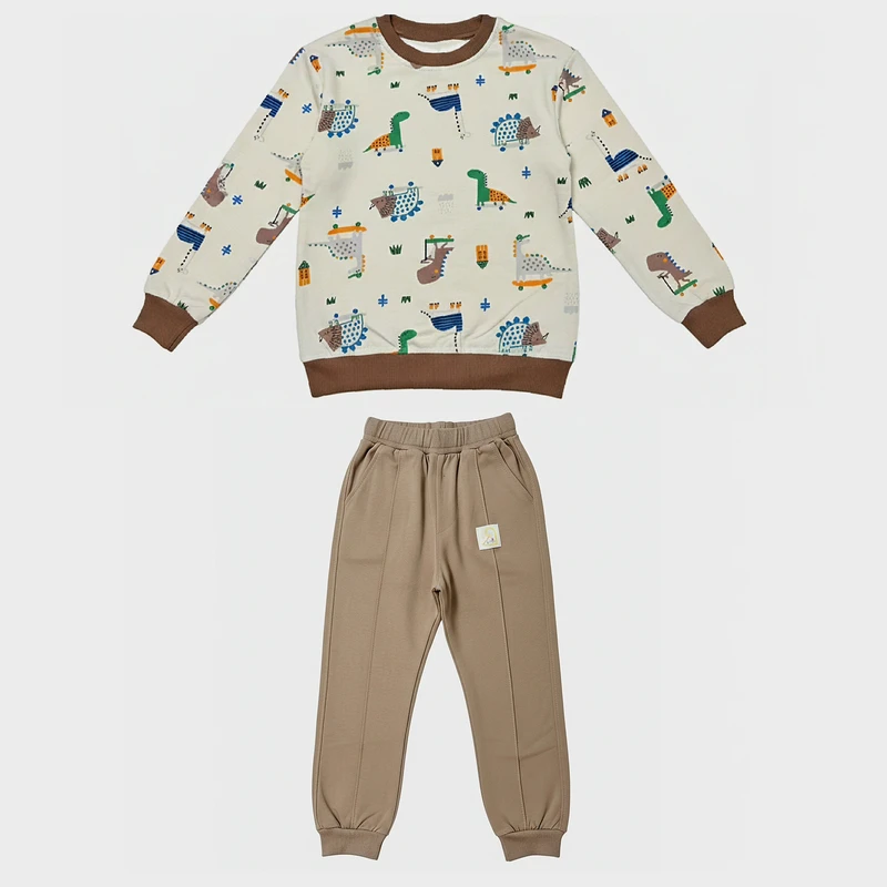 ست سویشرت و شلوار راحتی بچگانه مدل X1X2