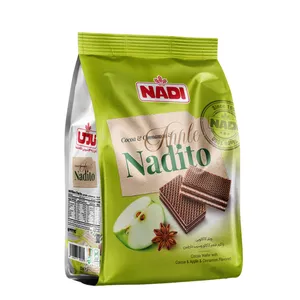 ویفر نادیتو شکلاتی با کرم سیب و دارچین نادی - 250 گرم