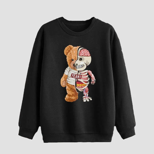 سویشرت مردانه مدل دورس خرس تدی mo098