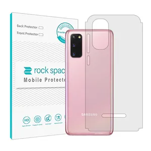 Rock space HyGEL model transparent phone back protector suitable for Samsung Galaxy S20 mobile phone