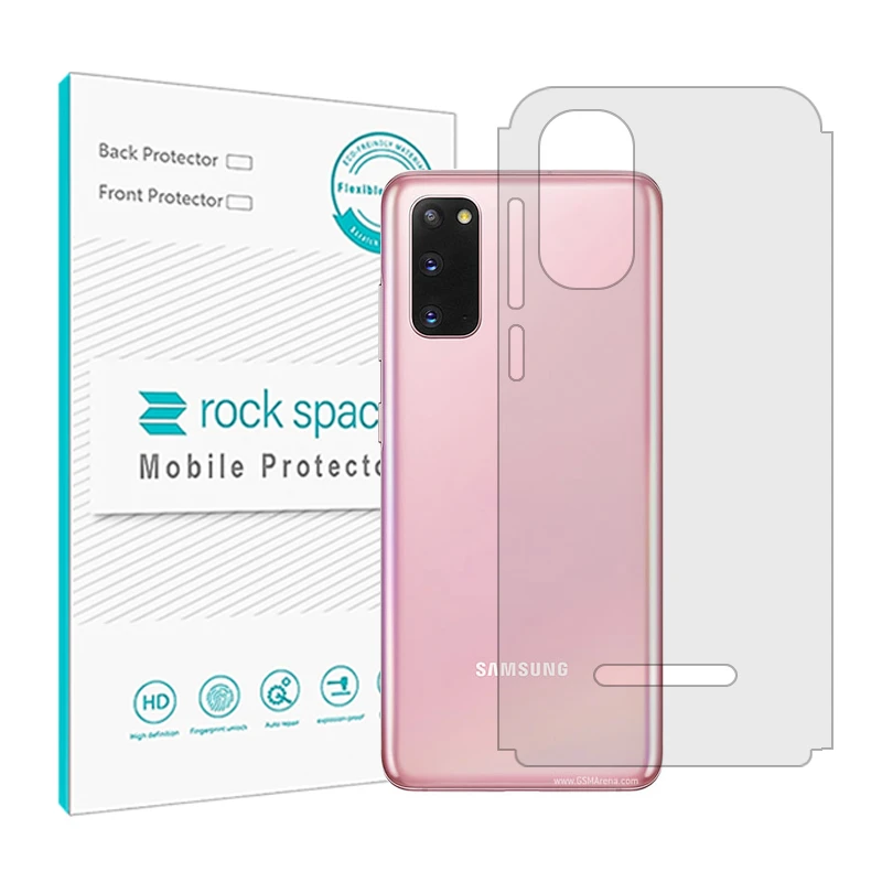 محافظ پشت گوشی شفاف راک اسپیس مدل HyGEL مناسب برای گوشی موبایل سامسونگ Galaxy S20