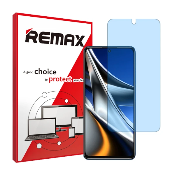 محافظ صفحه نمایش ضداشعه آبی ریمکس مدل HyBLU مناسب برای گوشی موبایل شیائومی Poco X4 Pro 5G
