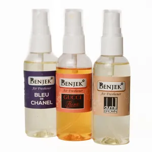 اسپری خوشبوکننده خودرو بنجک مدل ادکلنی با رایحه لجند حجم 60 میلی لیتر بسته 3 عددی