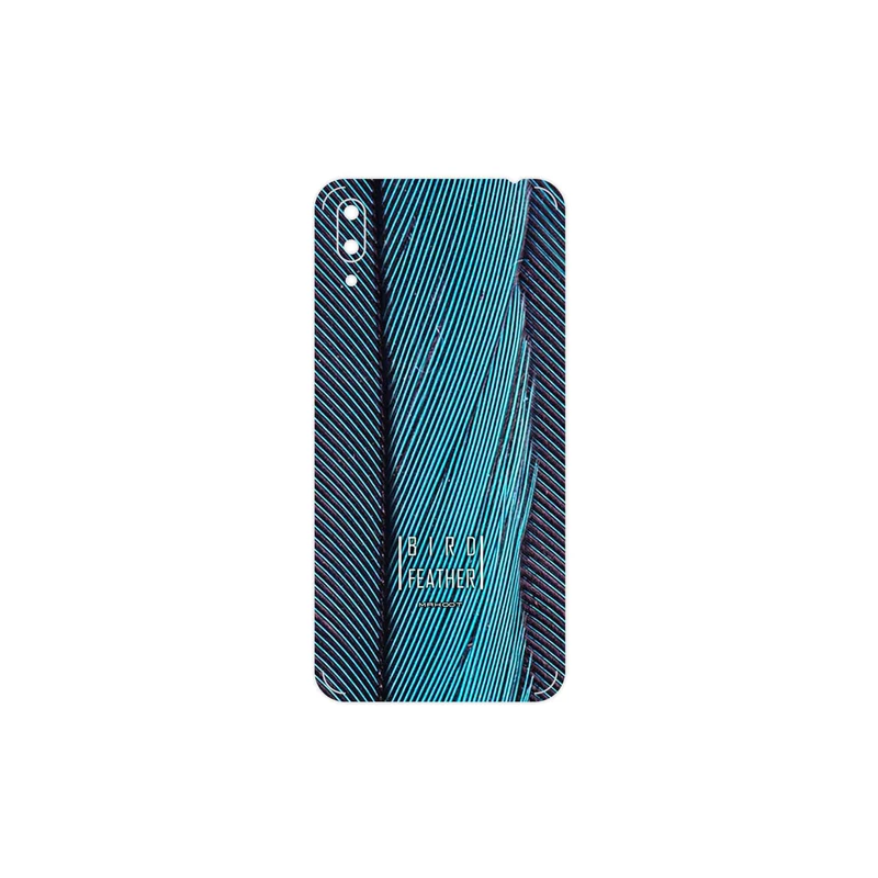 برچسب پوششی ماهوت مدل Turquoise feathers مناسب برای گوشی موبایل هوآوی Y7 Pro 2019