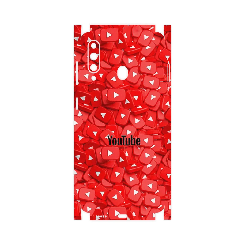 برچسب پوششی ماهوت مدل Youtube-FullSkin مناسب برای گوشی موبایل سامسونگ Galaxy A60