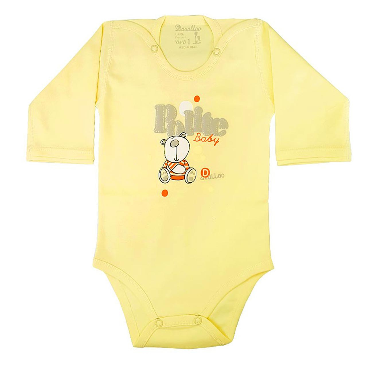 بادی آستین بلند نوزادی کد lo-03