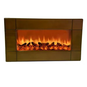شومینه برقی شومینه بیستون مدل فریم چوبی HW110